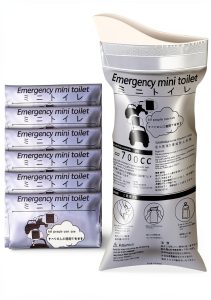 Disposable Travel Toilet Bag Amacam PEX Gray-0