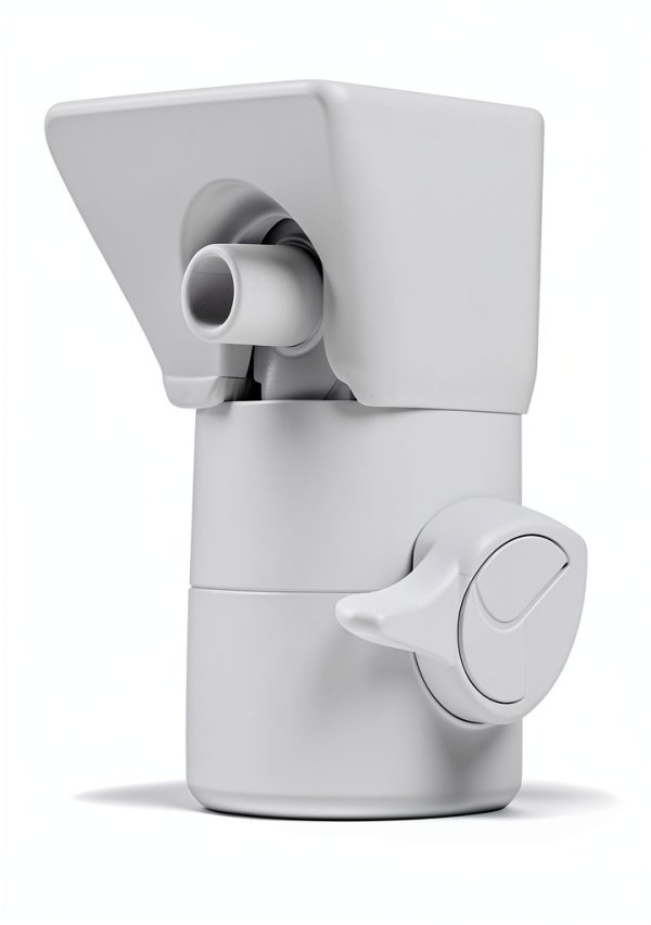 RV Toilet ZeHuoGe White Polyethylene Floor Mounted-2