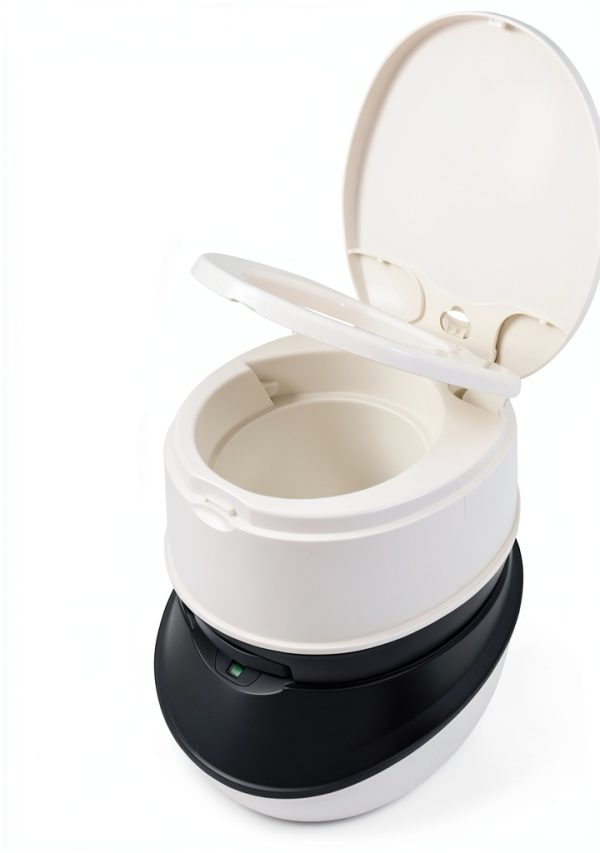 RecPro Portable RV Toilet White Plastic-0