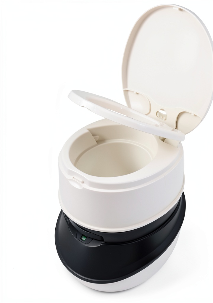 RecPro Portable RV Toilet in use