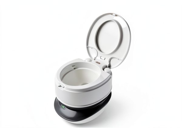RecPro Portable RV Toilet White Plastic-6