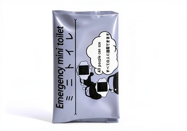 Disposable Travel Toilet Bag Amacam PEX Gray-5