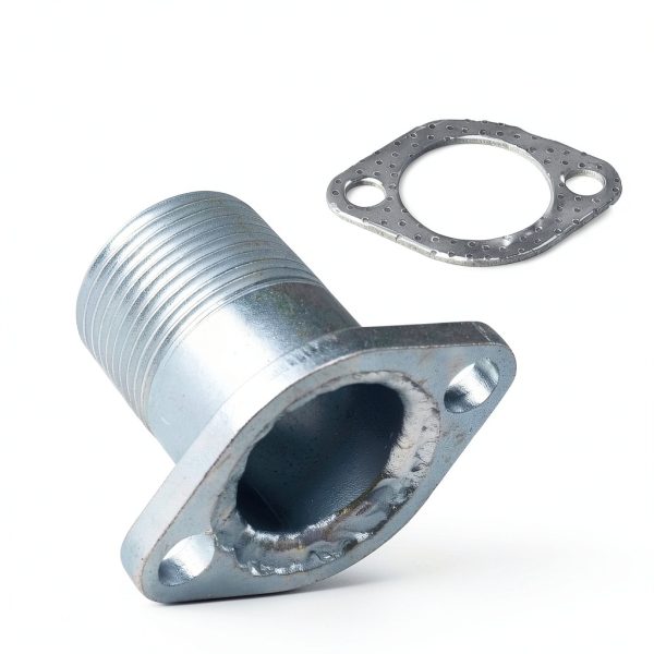 EZYPAK 1in Threaded Exhaust Flange Polished Steel-4