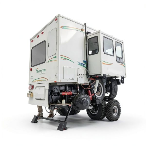xinlidatech RV Camper Toilet HDPE Material Floor Mounted-2