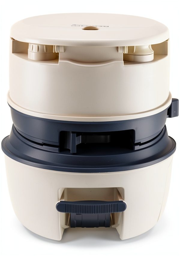 RecPro Portable RV Toilet White Plastic-2