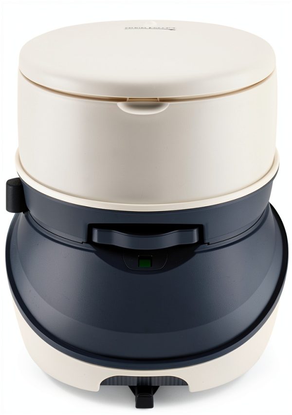 RecPro Portable RV Toilet White Plastic-1