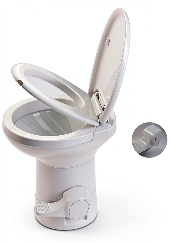 xinlidatech RV Camper Toilet HDPE Material Floor Mounted-4