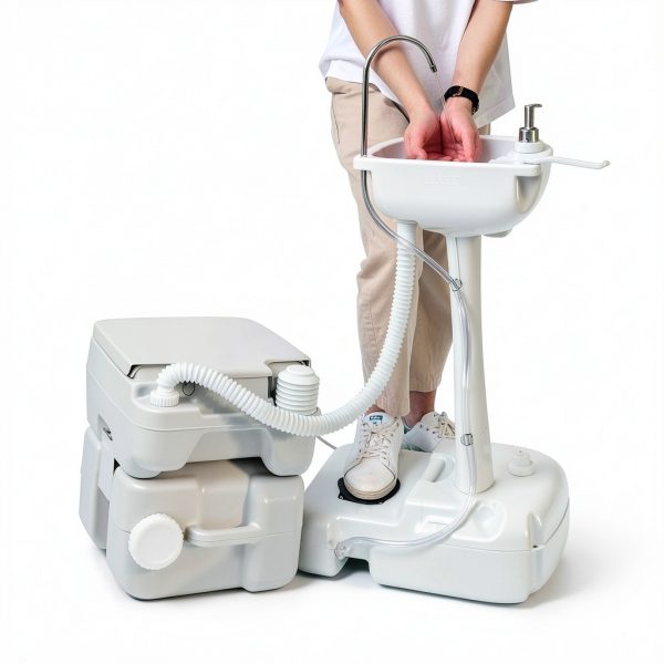 Outvita Portable RV Toilet and Sink Combo-5