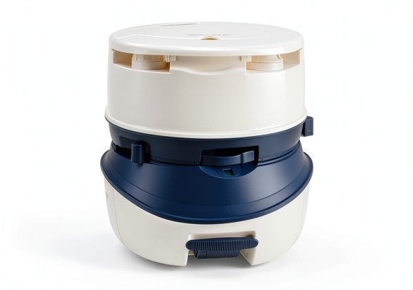 RecPro Portable RV Toilet White Plastic-8