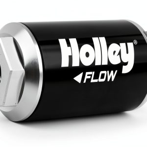 Holley 162-564 175 GPH HP Billet Fuel Filter Black Anodized-0