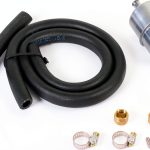 Edelbrock Fuel Line and Filter Kit 8135 Steel with Hose Clamps-0