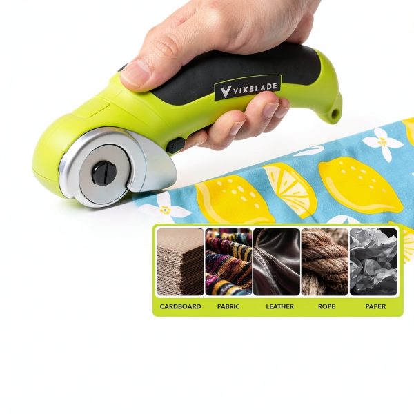 Electric Box Cutter by VixBlade - Cordless 4V Self-Sharpening Scissors-3