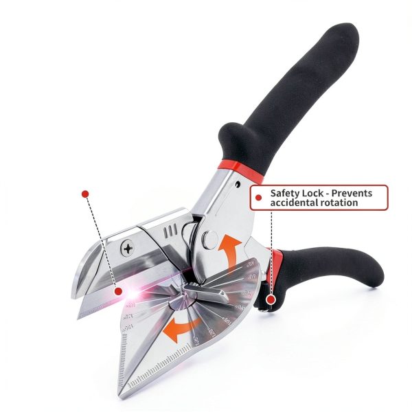 Multi Angle Miter Shear by OOMDMI - 45-135° Adjustable Trim Cutter-2